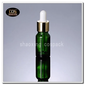 100pcs DBX20 10ml Verde Redondo Frasco conta-Gotas, 0.3 oz vidro de óleo essencial de frascos com conta-gotas 10ml verde frascos conta-gotas
