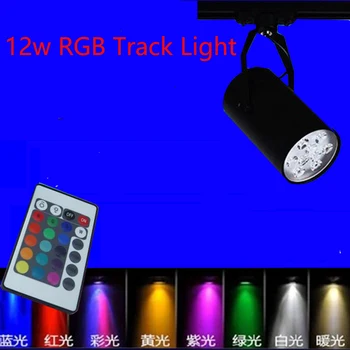 10pcs 12W RGB da Trilha do DIODO emissor de Luz de KTV, palco de fundo lâmpada de Casamento Iluminação do Trilho de Luz RGB/roxo/amarelo LED Projector Lâmpada LED
