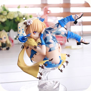 16cm de PVC Japão Anime Sexy Anime Figura FLARE MITSUMI Estrelas Brilhantes Lyrica Figura de Ação Colecionáveis Modelo de Brinquedos Anime Figurine