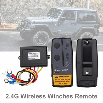 2.4 G 12V 24V 50M Digital sem Fio de Guinchos Controle Remoto Kit de Recuperação Para Jeep JIPE 120W de 100 pés