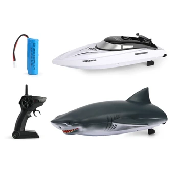 2,4 G de Controle Remoto Tubarão de Brinquedo Mini Rc Submarino RC Simulação de Barco Piscina de Brinquedos para Crianças de Presente