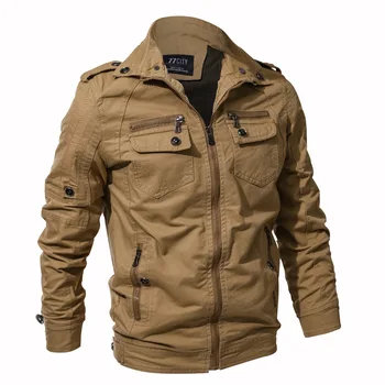 2021 nova moda Européia e Americana multi-bolso militar casaco jaqueta tendência da primavera e do outono 3D o revestimento dos homens