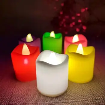 24PCS Flameless LED Luzes de Chá de Casamento Luzes Romântico do Dia dos Namorados Velas de Casamento Festa de Aniversário em Casa Luzes Decorativas