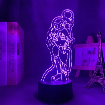 3d Lâmpada Anime Soul Eater Corna para Crianças Decoração do Quarto da Noite de Luz Brithday Presente Mangá Mesa da Sala de Diodo emissor de Luz de Soul Eater