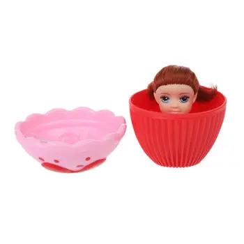 3inch Forma de Transformar a Boneca Cupcake Princesa Boneca para a Criança as Meninas Favor de Presente