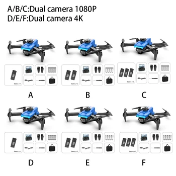 480p RC Câmara Drone Conjunto de Conexão sem Fio Quadcopter Dispositivos Dobrável Mini Drones Fotografia Dispositivo de Kit de Tipo 5