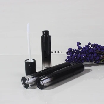 500Pcs/Monte 5ml brilho Labial tubos de Gradiente de Preto Vazio revitalash Cílios Garrafas para as mulheres DIY maquiagem cosméticos embalagem recipiente