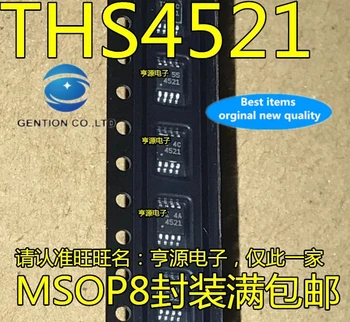5PCS THS4521 THS4521IDGKR Serigrafia 4521 operação do amplificador MSOP8 em estoque 100% novo e original