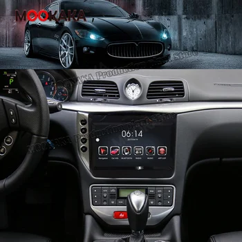 Android GPS Navigatio Para Maserati GT GC Grancabrio GranTurismo para o período 2007-2017 Autoradio Ecrã do Leitor de Áudio, Rádio Estéreo Unidade de Cabeça