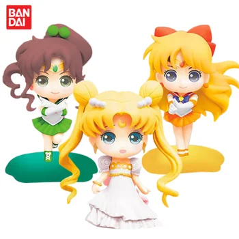 BANDAI Gashapon Sailor Moon Kino Makoto Figuras de Ação Genuína de Figuras de Anime Kawaii Modelo de Coleta de Hobby Presentes Brinquedos