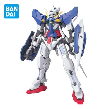 Bandai Original de Gundam Modelo de Kit de Anime Figura GN-001 GUNDAM EXIA HG 1/144 Figuras de Ação Colecionáveis Enfeites de Brinquedos de Presente para Criança