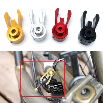 Bicicleta dobrável Haste Fixa Fivela Para Brompton Liga de Alumínio CNC Coletor-Tronco Clipe Fixo