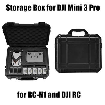 Caixa de armazenamento para DJI Mini 3 Pro Impermeável, à prova de Explosão estojo de Controle Remoto Drone Corpo Rígido Shell Bolsa de Acessórios