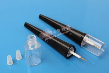 Capacidade de 8ml 500pcs/muito DIY Vazio crescimento dos cílios líquido tampa de garrafa, transparente delineador preto, a garrafa de pontos de engarrafamento tubo