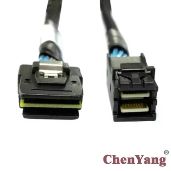 Chenyang mini sas de Alta Densidade HD SFF-8643 Servidor de dados de disco rígido raid Interno, Mini SAS SFF-8087 Cabo de 50cm