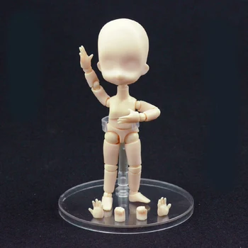 Conjunto móvel Q a versão de crianças corpo da boneca de anime arte de modelo de pintura Decoração de Boneca