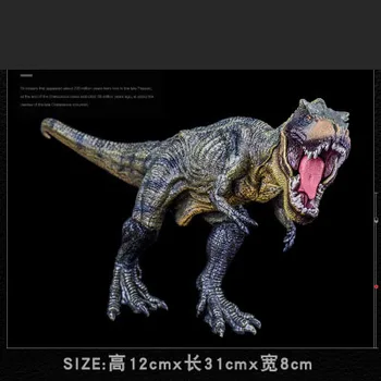 Dinossauro modelo geológico simulação do mundo andando tiranossauro rex modelo animal de peluche plástico PVC brincar com bonecas e brinquedos para as crianças presentes