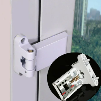 Dobradiça de porta de PVC Portas francesas de Segurança do Windows Plástico Branco de Aço Pesada Porta Dobradiça de Dentro E De Fora da Plataforma