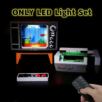 EM ESTOQUE DIY RC Conjunto de Luz de LED Para LEGO 71374 Compatível Com Nintendo Entertainment System Blocos de Construção Tijolos Acessórios