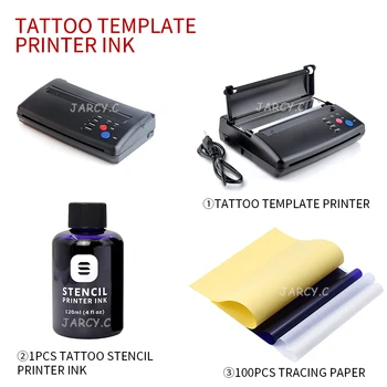 Estêncil da tatuagem de Tinta da Impressora, Papel vegetal Kit de Máquina de Transferência de 4oz Estêncil da Tatuagem de Tinta da Impressora para Impressora Jato de tinta Estêncil de Suprimentos