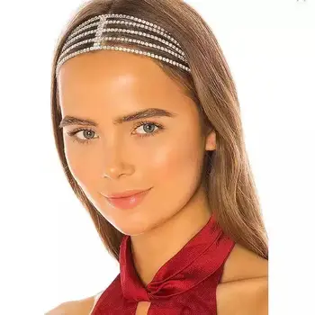 Europeu e Americano de moda requintado Strass Cristal hairband doce de jóias de casamento cocar jóia de presente de aniversário