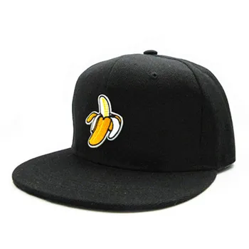 LDSLYJR banana bordados de algodão Boné de Beisebol de hip-hop boné Snapback Ajustável Chapéus para homens e mulheres 284