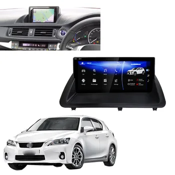 LiisLee Carro Player Multimídia GPS de Áudio de Rádio Para a Lexus CT CT 200h RHD 2011~2019 CarPlay Android atualização HD de Exibição de Navegação