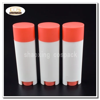 lip balm embalagem atacado, lip balm recipiente vazio tubos, LB03-4,5 g vazia forma oval lip balm recipientes atacado