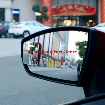 Novo 1Pcs Universal Car Auto 360 Graus de Ângulo Amplo Convexo de Trás Ver Ponto Cego do Espelho