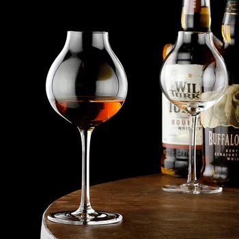 O vinho da copa do Bartender Scotch Whisky Cálice de Cristal Xícara de Broto de Uísque Chivas Regal de Degustação de Vinho de Vidro Bar