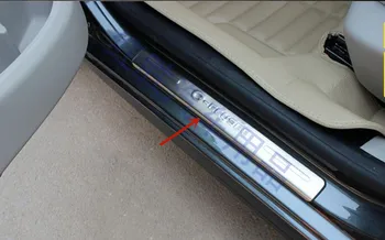 Para Citroen C-Elysee 2008-2014 de aço inoxidável carro limite de guarda platel proteção anti-arranhão acessórios do carro