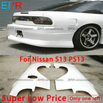Para Nissan S13 PS13 Silvia FRP Fibra de Vidro +30mm de diâmetro pára-choque Traseiro do Corpo Kit