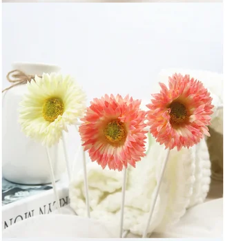 Pequena Daisy simulação buquê de idílico falso flores decorativas, flores secas casa de casamento flores decorativas