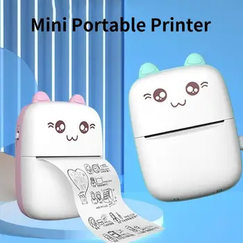 Portátil Mini Impressora Pequena Impressora Térmica Inkless Sem Fio Da Impressora De Etiquetas Compatível Com Ios E Android Mini-Impressora De Fotos