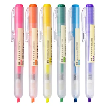 Pressione o marcador de cor marcador para os alunos com doce cor-de-grossa marcador de cor simples marcador de