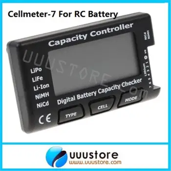 RC RM267 Digital capacidade da bateria verificador Cellmeter-7 para LiPo Vida do Li-íon de NiMH, Nicd