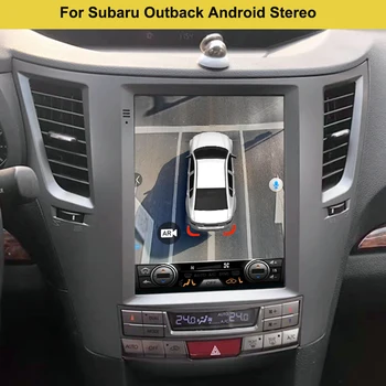 Tesla Tela de Navegação CARPLAY Android Estéreo Para Subaru Outback som do Carro Autoradio Reprodutor Multimédia da Unidade principal