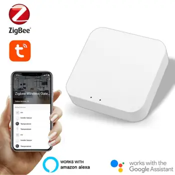 Tuya ZigBee 3.0 Smart Gateway de Hub Casa Inteligente Ponte Vida Inteligente APP de controle Remoto sem Fio Funciona Com Alexa Inicial do Google