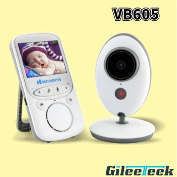 VB605 Monitor do Bebê de 2.4 polegadas de Cor Intercom Bebê Câmera de Visão Noturna sem Fio Portátil do Vídeo da Câmera de Segurança Interfone Babá