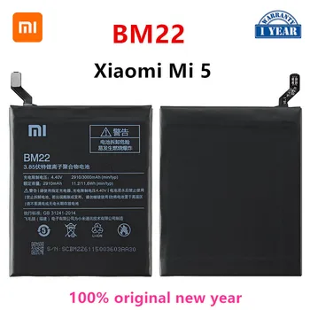 Xiao mi 100% Original BM22 Bateria 3000mAh Para o Xiaomi Mi 5 Mi5 M5 BM22 de Alta Qualidade, Telefone de Substituição de Baterias