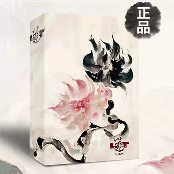 Zhang Yixing Oficial Genuíno CD O Quarto Álbum, Lotus CD + Cena de Papel de Arte + Música Chinesa Letras de Livros